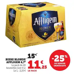 Maximarché Biere blonde affligem 6,7° offre