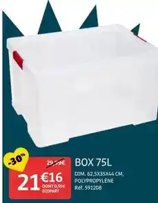 Gifi Dim - box 75l offre