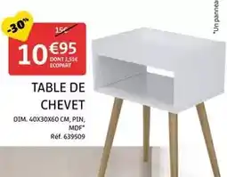 Gifi Dim - table de chevet offre
