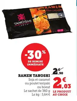 Maximarché Ramen tanoshi offre