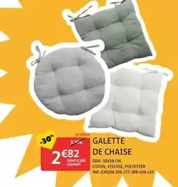 Gifi Dim - galette de chaise offre