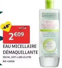 Gifi Evoluderm - eau micellaire offre
