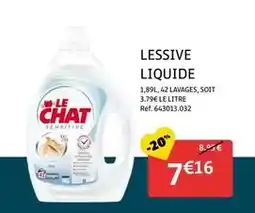 Gifi La queue du chat - lessive liquide offre