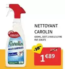 Gifi Carolin - nettoyant offre