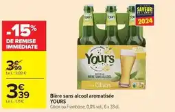 Carrefour Drive Bière sans alcool aromatisée offre
