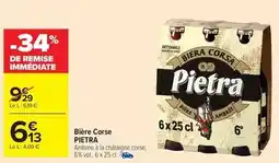 Carrefour Drive Pietra - bière corse offre