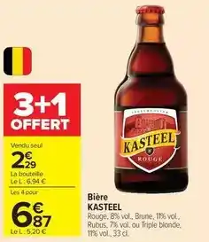 Carrefour Drive Kasteel - bière offre