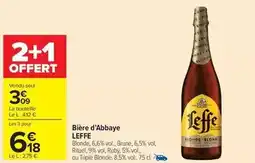 Carrefour Drive Leffe - bière d'abbaye offre
