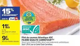 Carrefour Drive Carrefour - filet de saumon atlantique asc filiere qualite offre