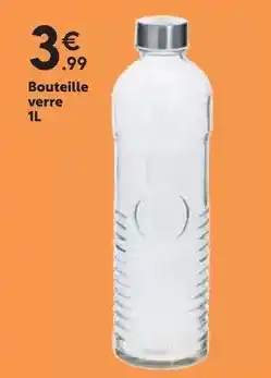 Maxi Bazar Bouteille verre 1l offre