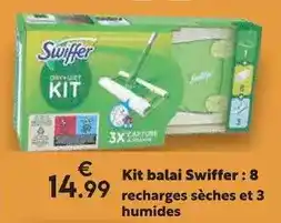 Maxi Bazar Swiffer - kit balai recharges sèches offre