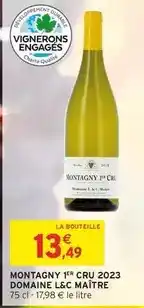 Intermarché Durable - montagny 1er cru 2023 offre
