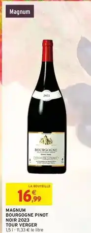 Intermarché Magnum - bourgogne pinot noir 2023 offre