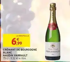 Intermarché Brut - crémant de bourgogne blanc offre