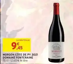 Intermarché Morgon côte de py 2021 offre