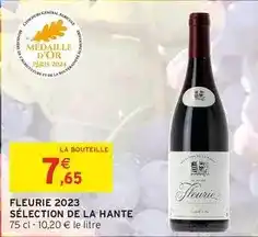 Intermarché Fleurie 2023 sélection de la hante offre