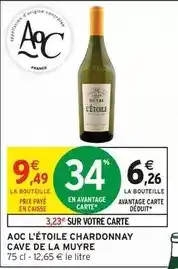 Intermarché L'étoile - aoc l'etoile chardonnay offre