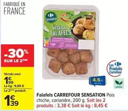 Carrefour Carrefour - falafels sensation pois offre