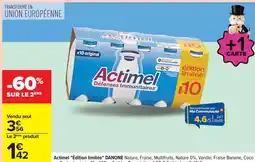 Carrefour Danone - actimel edition inktex offre