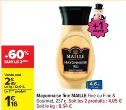 Carrefour Maille - mayonnaise fine offre