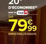 Carrefour Remise fidélité déduite offre