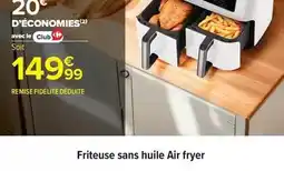 Carrefour Friteuse sans huile air fryer offre