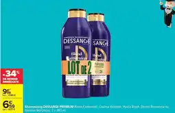 Carrefour Dessange - shampooing pressure blonde collection, couleur keruine hydrale branch dermo ressource ou offre
