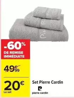 Carrefour Pierre cardin - set offre