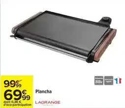 Carrefour Lagrange - plancha offre