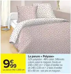 Carrefour La parure polyzoe offre