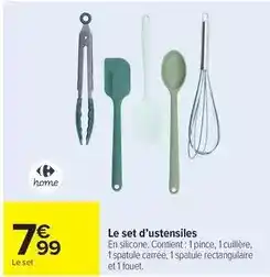 Carrefour Le set d'ustensiles offre
