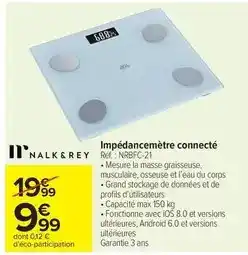Carrefour Impédancemètre connecté offre