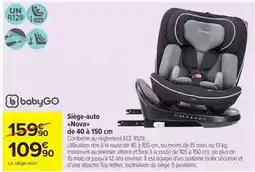 Carrefour Siège-auto nova offre