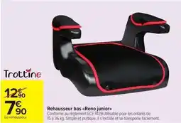 Carrefour Trottine - rehausseur bas reno junior offre