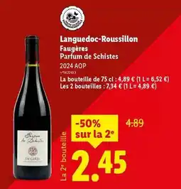 Lidl Languedoc-roussillon parfum de schistes offre