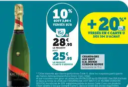 Hyper U Champagne aop brut g.h. mumm cordon rouge offre