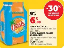 Hyper U Oasis tropical offre