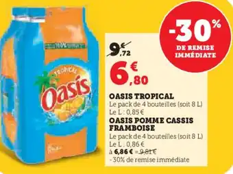 Hyper U Oasis tropical offre