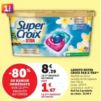 Hyper U Lessive super croix par x-tra offre