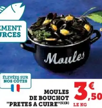 Hyper U Moules de bouchot "pretes a cuire" offre