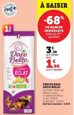 Hyper U Fruits secs daco bello offre