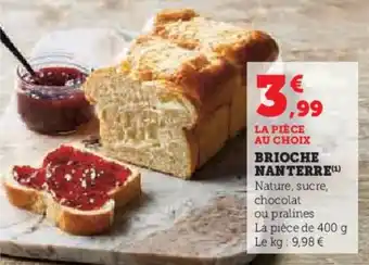 Hyper U Brioche nanterre offre
