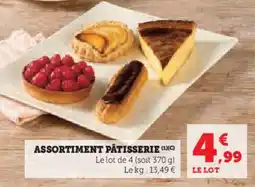 Hyper U Assortiment pâtisserie offre
