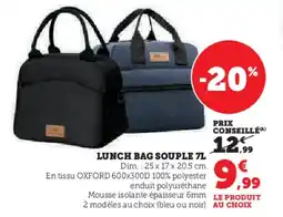 Hyper U Lunch bag souple 7l offre