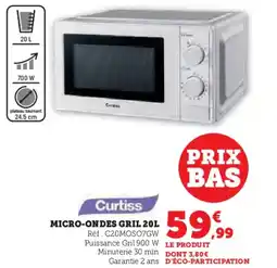 Hyper U Micro-ondes gril 20l offre