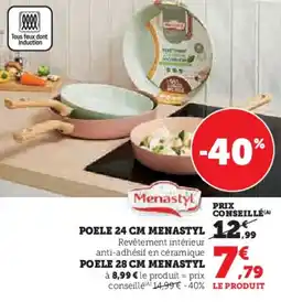 Hyper U Poele 24 cm menastyl offre
