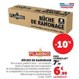 Hyper U Bûche de ramonage offre