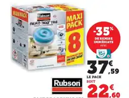 Hyper U Pack de 8 recharges le pack pour absorbeur d'humidite aero 360° offre