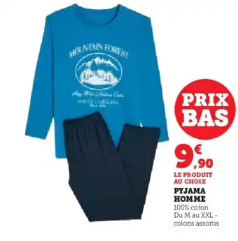 Hyper U Pyjama homme offre