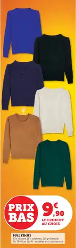 Hyper U Pull femme offre